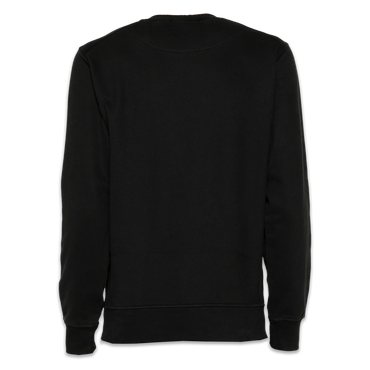 Stone Island Black Stone Logo Sweatshirt Cotton - Fairchild Fashion 