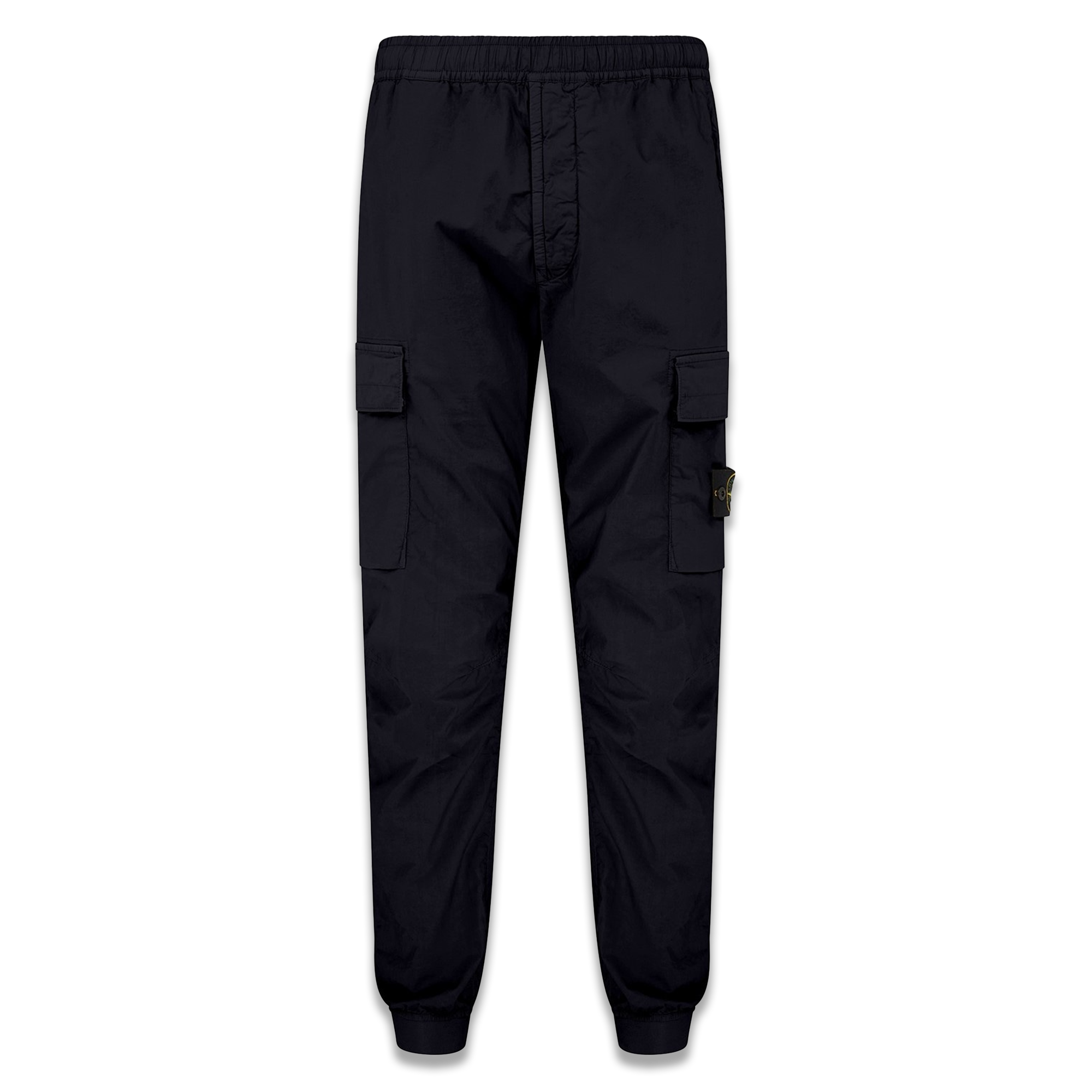 Stone Island Navy Logo Patch Cargo Pants - Fairchild Fashion 